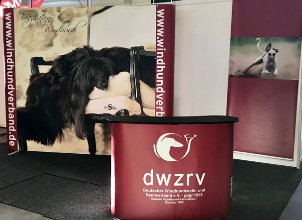 Infostand der DWZRV auf der Doglive 2019