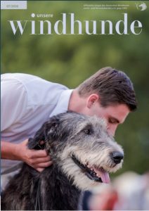 Titelbild der Verbandszeitschrift Unsere Windhunde Ausgabe 07/26