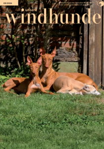 Titelbild der Verbandszeitschrift Unsere Windhunde Ausgabe 09/26